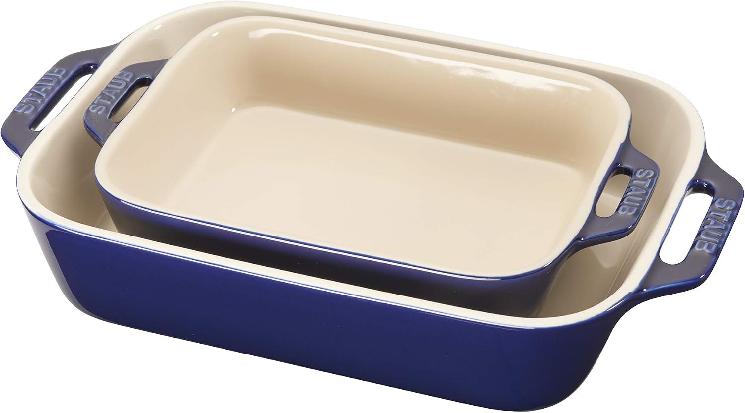 Staub Set 2 Fuentes Rectangulares de Cerámica